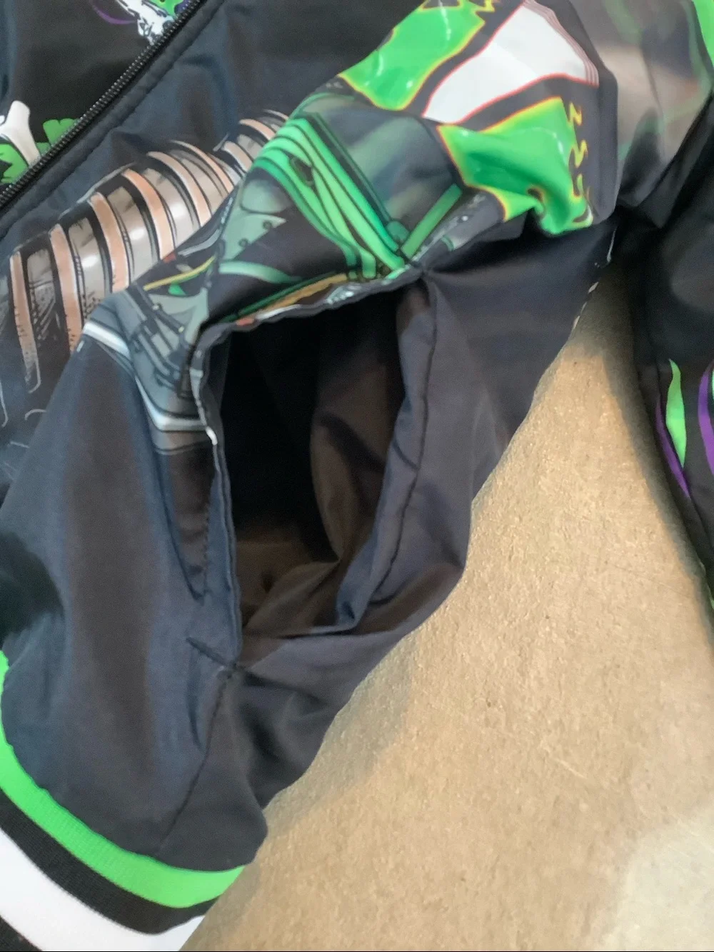 Monster Jam Grave Digger Youth Puffer Jacket